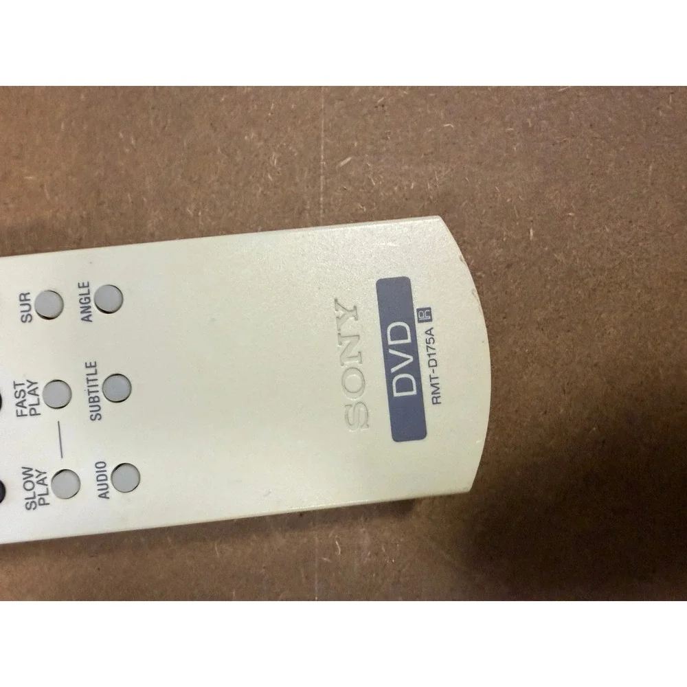 Sony RMT-D175A DVD Player Remote Control Replacement Light Gray OEM